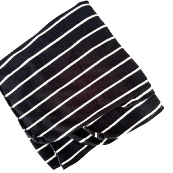Cozy Soft Striped Cotton Stretch Baby Swaddle Blanket 35โx35โ Minimalist Modern - Picture 1 of 4